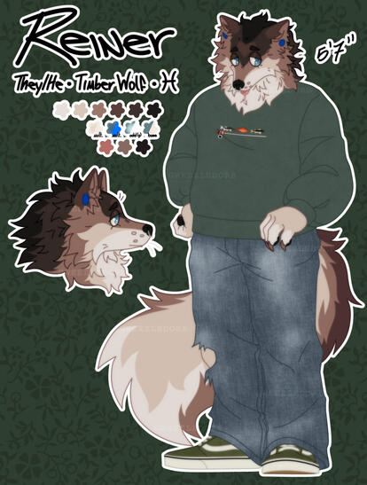 Full simplified fursona